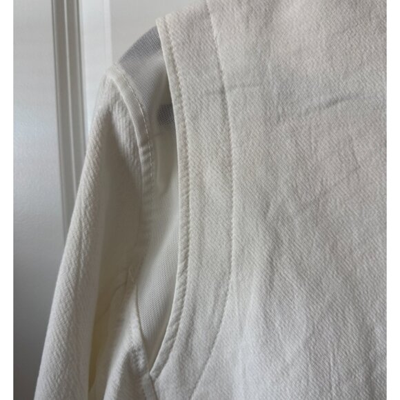 Blank NYC White Moto Jacket Lightweight Summer - Picture 6 of 6